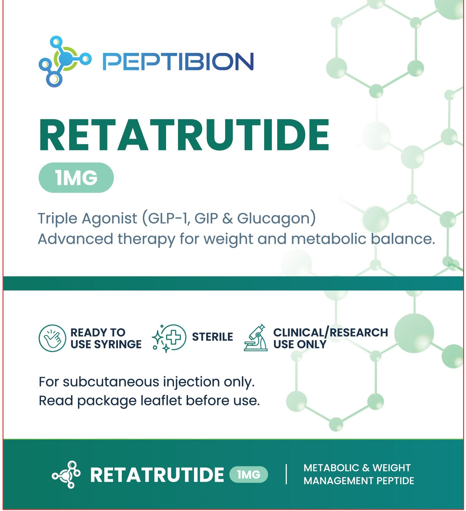 Retatrutide Syringe Box