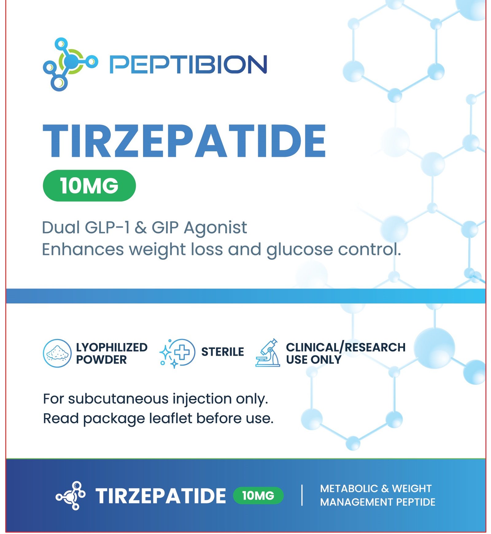 Tirzepatide Vial Box
